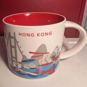 Starbucks Hong Kong Mug - Red and White